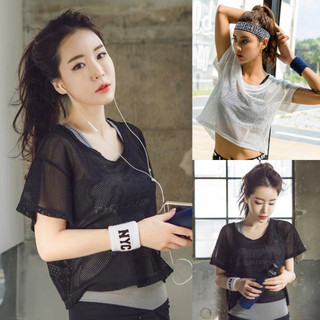 Áo Lưới Tập Gym , Áo Lưới Thể Thao ,Chạy Bộ , Vải Lưới Thông Thoáng 1828