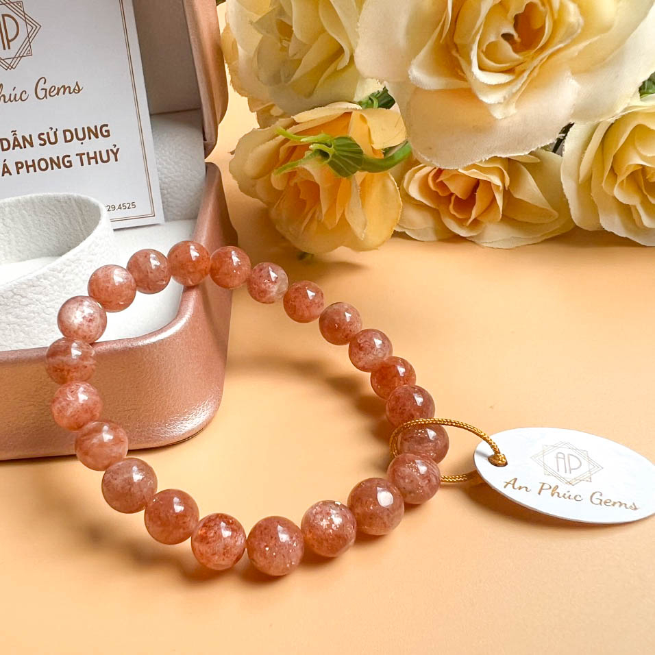 Vòng Tay Đá Mặt Trời Cho Người Mệnh Hỏa Và Thổ - An Phúc Gems