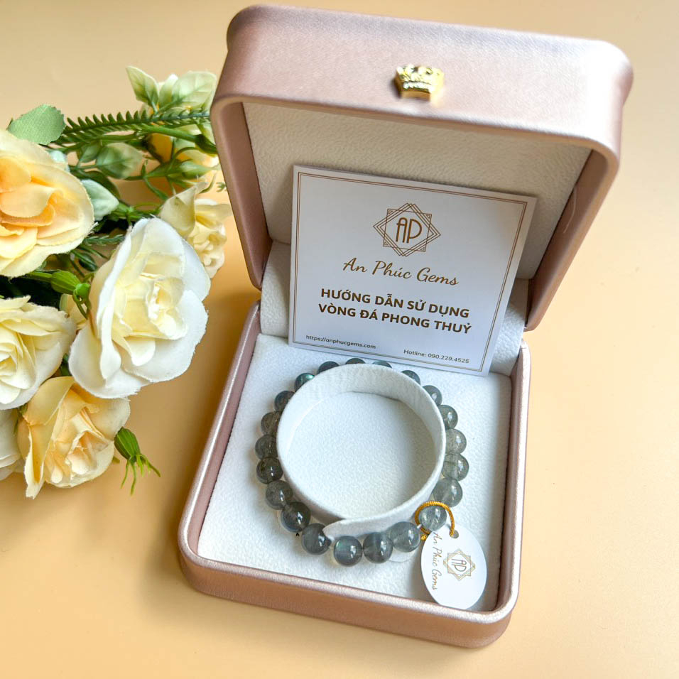 Vòng Tay Đá Xà Cừ Cho Người Mệnh Kim và Thủy - An Phúc Gems