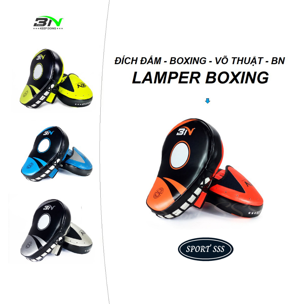 Đích đấm - Lamper BN , Đỡ bàn tay , Võ Thuật - Boxing - MMA - Muay Thái cao cấp