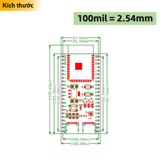 [NSHOP] Kit phát triển WiFi Bluetooth ESP32-S3 N8R2 Dual Type-C
