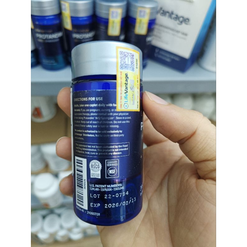 [ Chuẩn CTY có tem ] Protandim Nrf2 Lifevantage ( Tem tiếng việt QR )