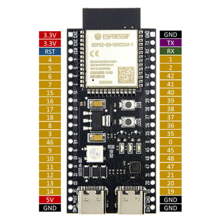 [HCM] Kit phát triển WiFi Bluetooth ESP32-S3 N8R2 Dual Type-C