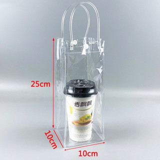  Túi Đựng Ly Bình Giữ Nhiệt Bình Nước Trong Suốt Kèm Quai Xách Tiện Lợi 