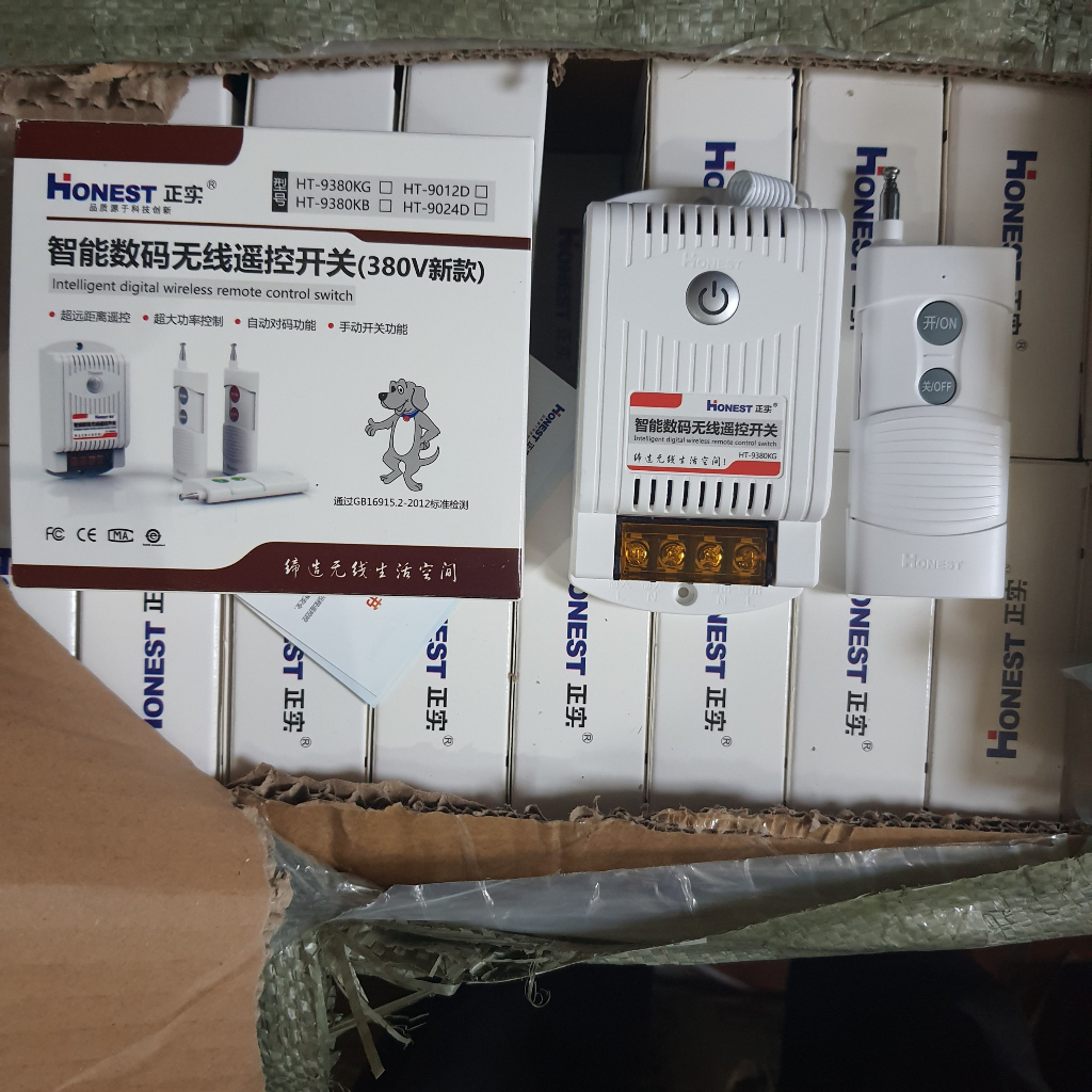 Bộ điều khiển từ xa 3 pha 380V cho động cơ máy bơm 3 pha HONEST 9380KG 1KM 10A 380V