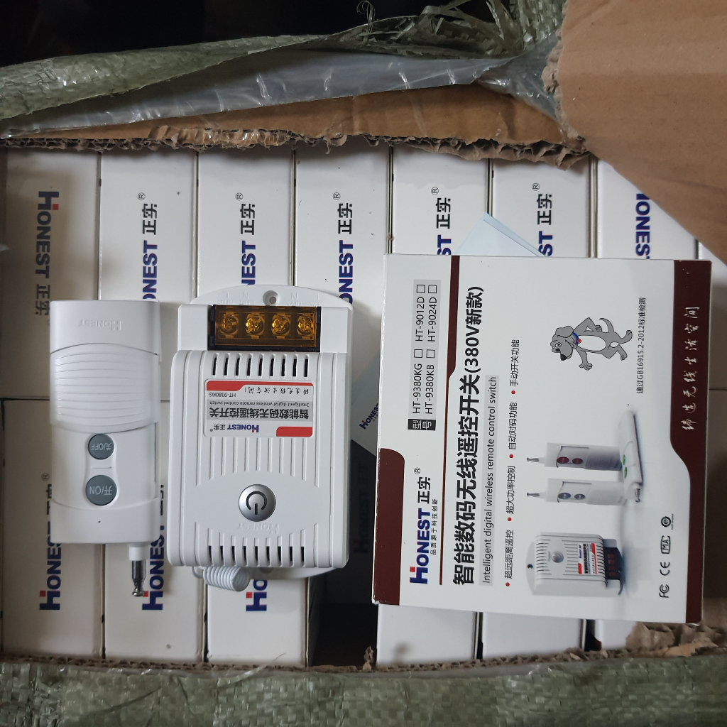 Bộ điều khiển từ xa 3 pha 380V cho động cơ máy bơm 3 pha HONEST 9380KG 1KM 10A 380V