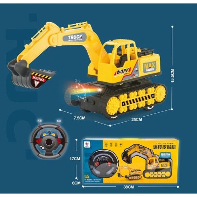 Đồ Chơi Xe Cần Cẩu Điều Khiển Từ Xa 2 Chiều Tiến-Lùi cho bé