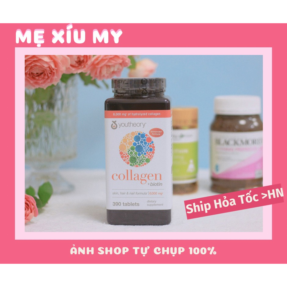 COLLAGEN BIOTIN CỦA YOUTHEORY 390 viên - Mỹ