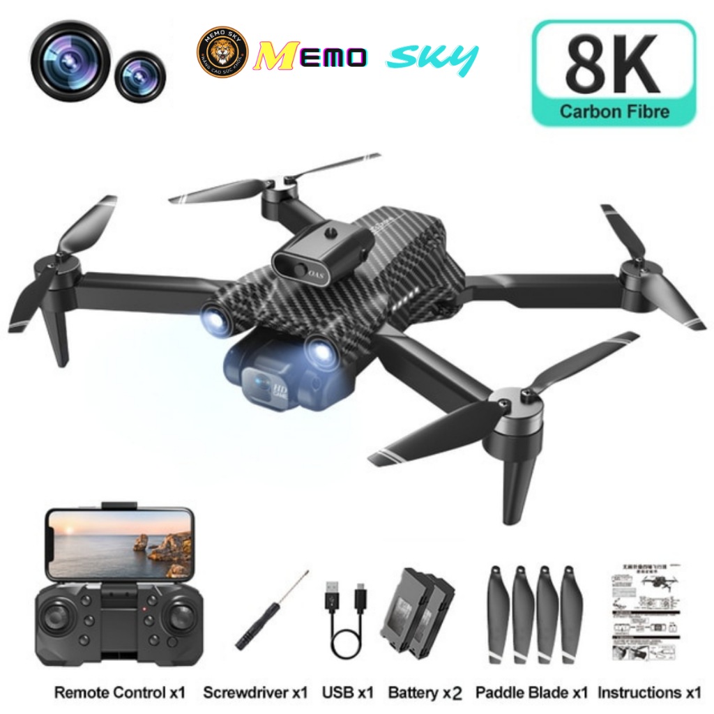 Flycam Máy bay điều khiển từ xa có camera 4K tự động tránh chướng ngại vật