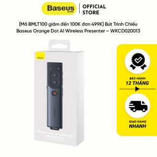 Bút trình chiếu Baseus WKCD020013 orange dot aI wireless presenter - hàng chính hãng