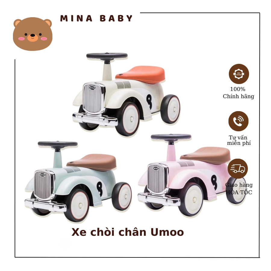 xe chòi chân ô tô umoo tiện lợi cho bé