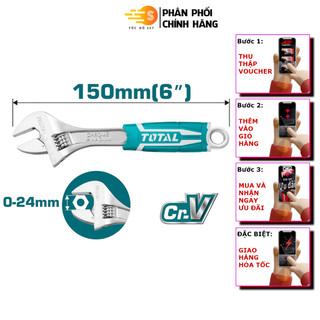 Mỏ lết làm từ thép mạ crom có khóa 6 inches - 10 inches total - tht101066, tht101106 mỏ lếch siêu bền, tay cầm cao cấp