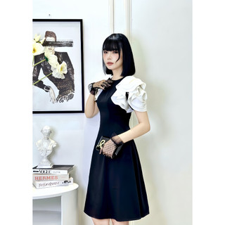 Đầm tay hoa tiểu thư - Angel V