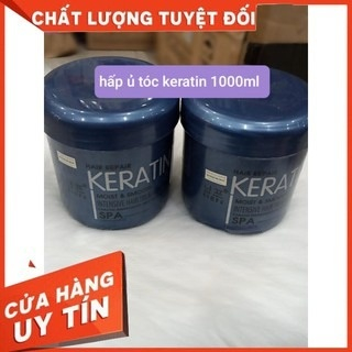 HẤP DẦU Ủ TÓC KERATIN LECREA XANH 1000ml phục hồi giữ màu