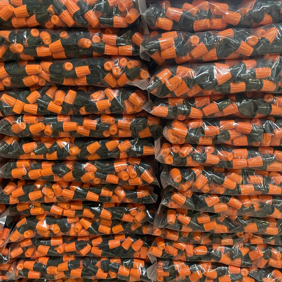 Béc phun sương 1 hướng đầu cam kèm nối nhanh T 8mm - Béc tưới lan...