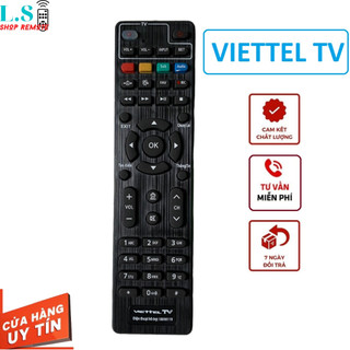 Điều khiển Viettel TV Box hàng chuẩn, remote đầu thu viettel, đầu kĩ thuật số vietel tv - Tặng kèm pin