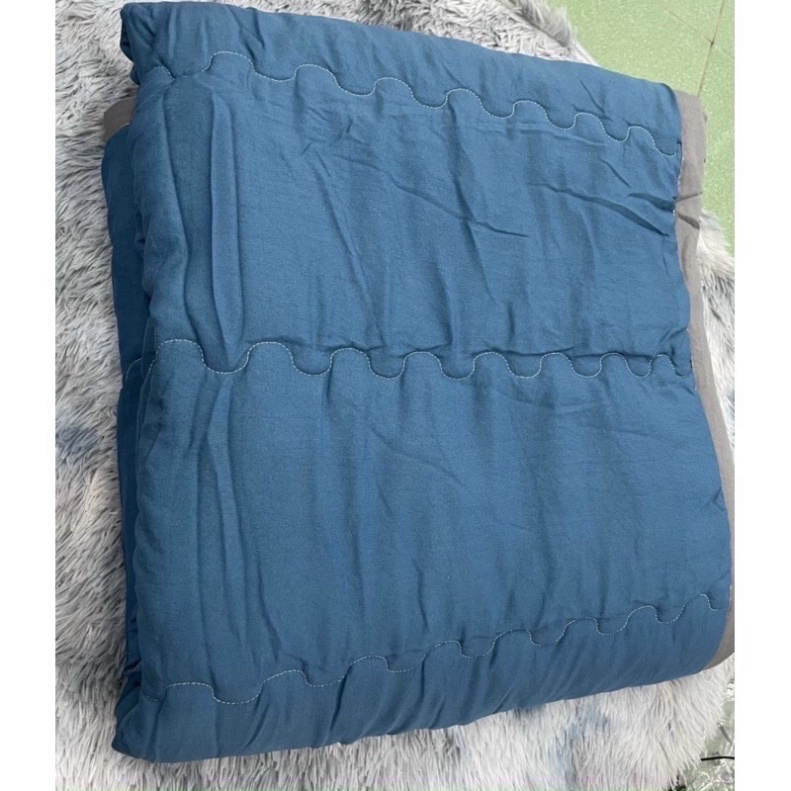 Chăn Hè-Thu Trần Bông Cotton Đũi Người Lớn, Chăn Za.ra Home  Dùng Văn Phòng Máy Bay-KT 2mx2m2