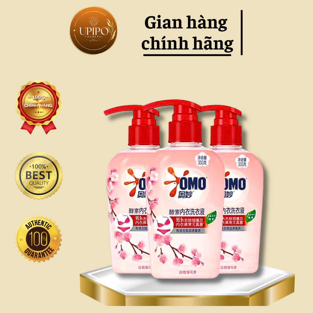 Nước Giặt Omo Chuyên Dụng Dành Cho Đồ Lót, Diệt Sạch Vi Khuẩn Và An Toàn Cho Da Tay