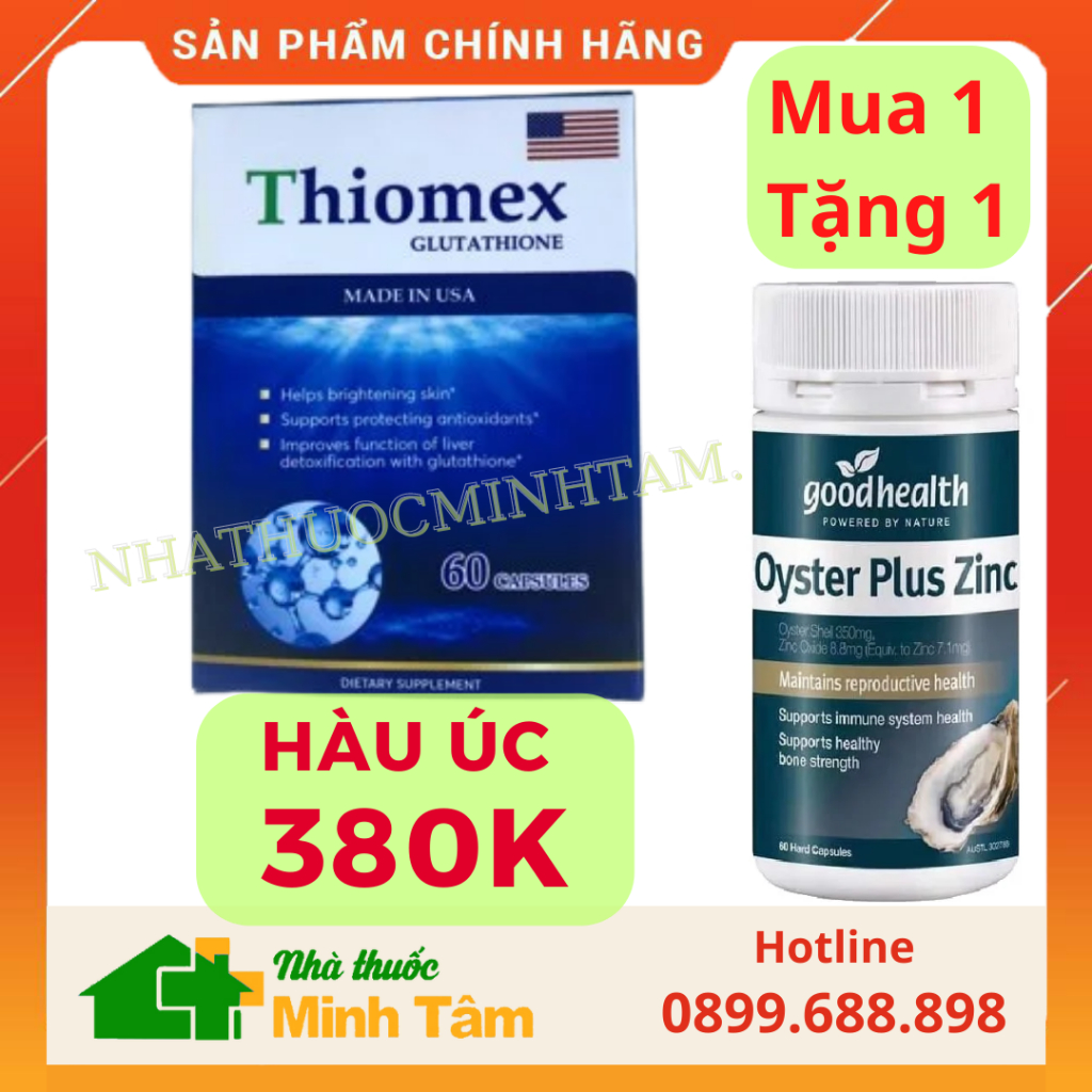 THIOMEX GLUTATHIONE- Hỗ trợ tăng cường đề kháng