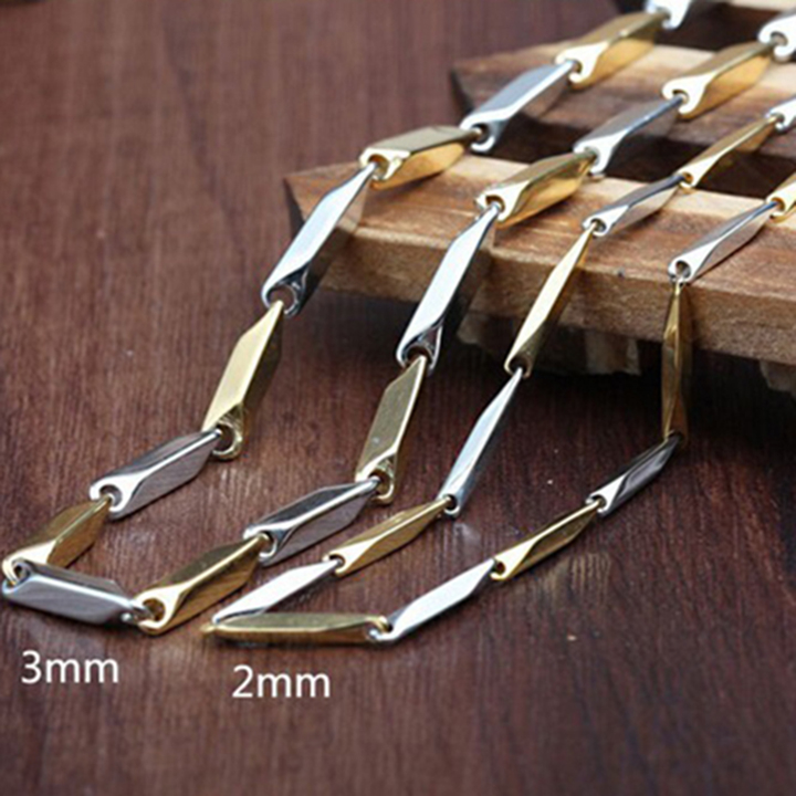 Dây chuyền nam titan cao cấp đẹp sang trọng thép không gỉ hỏa tiển PT JEWELRY kích cỡ 3mm PTDCNA29