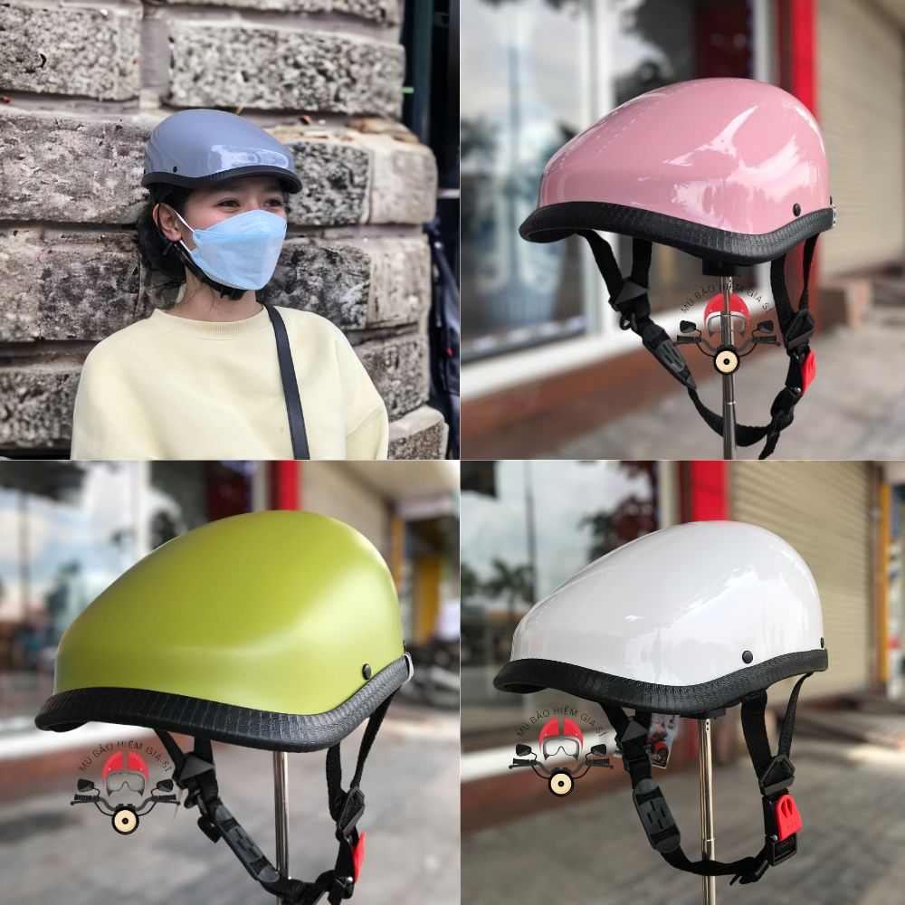 Mũ Nón bảo hiểm thời trang Beret cao cấp thể thao thời trang bụi phố cá tính