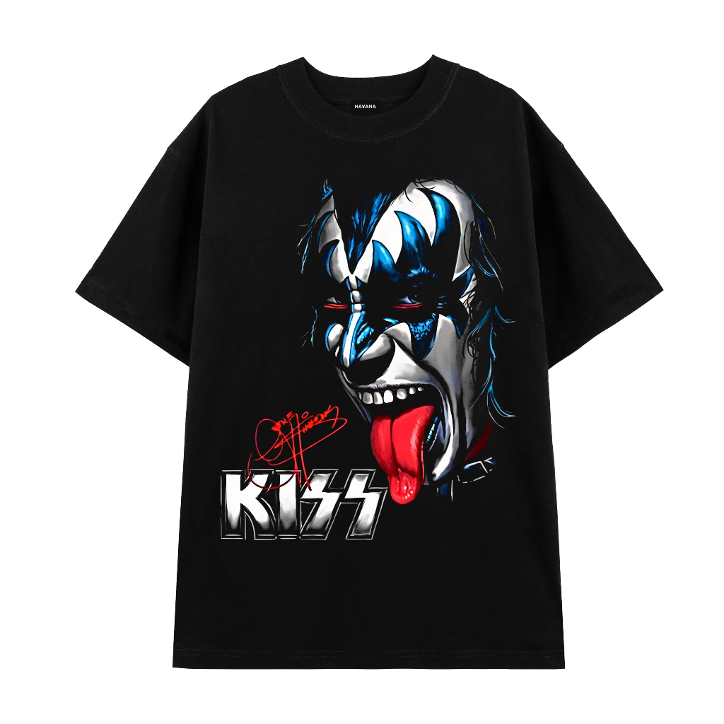 Áo Thun Rock Band Tee , Áo Kiss HAVANA Vải Cotton Cao Cấp Thoáng Mát Mã 009