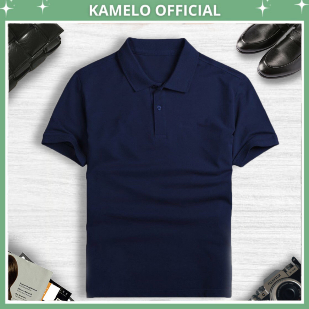 Áo Thun Polo Xanh ,Áo đồng phục cá sấu Co dãn 4 Chiều ,vải Cotton Poli Mịn,Mát,Không xù, giá xưởng