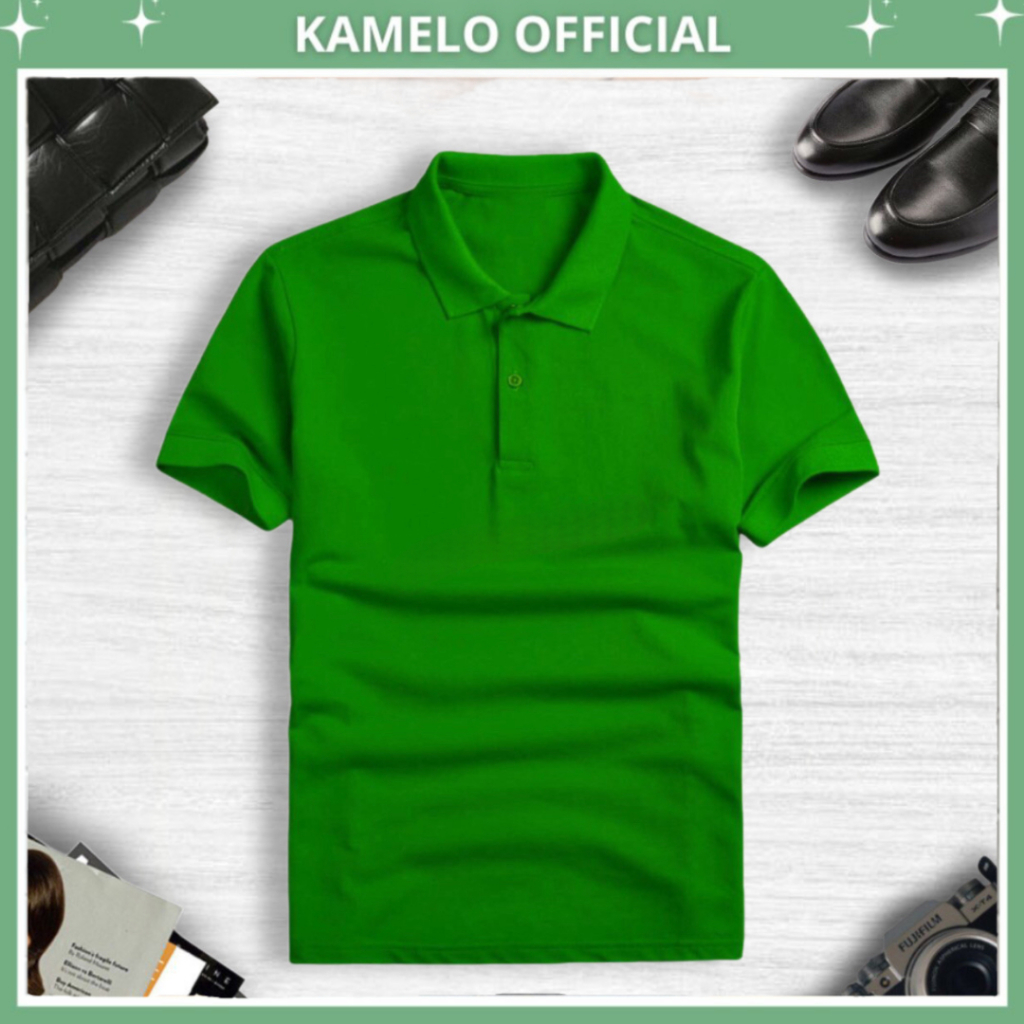 Áo Thun Polo Xanh ,Áo đồng phục cá sấu Co dãn 4 Chiều ,vải Cotton Poli Mịn,Mát,Không xù, giá xưởng