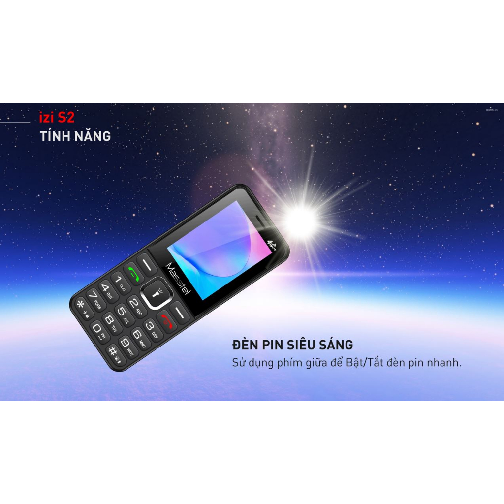 Điện thoại Masstel Izi S2 4G - Mới nguyên seal