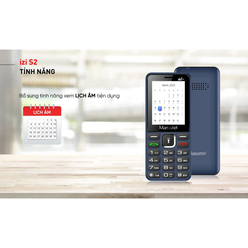Điện thoại Masstel Izi S2 4G - Mới nguyên seal