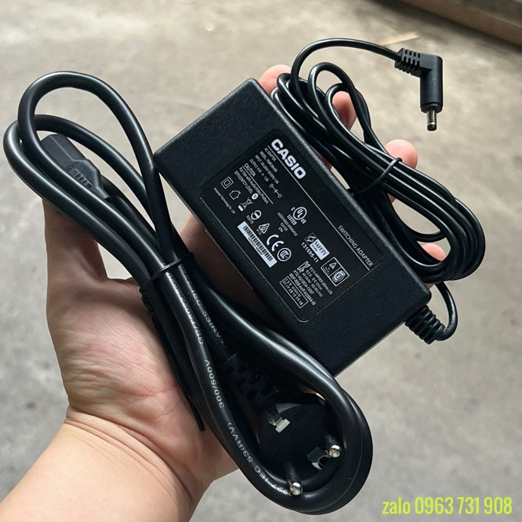 Adapter nguồn đàn Casio. LK-247 LK-280 9.5v 1a