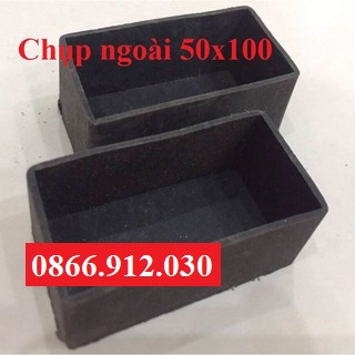 1 chiếc KT: 50x100 bao ngoài  chân đế, chụp, núm, nút  cao su bịt chân bàn ghế, hộp ống