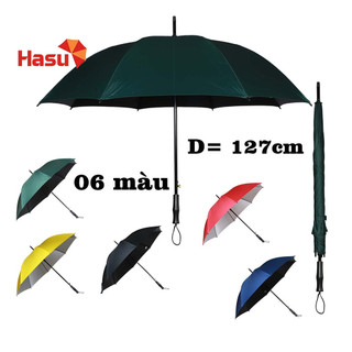 Ô dù che nắng mưa cỡ lớn Ô dù cầm tay cán dài loại to D = 127cm - Hasu