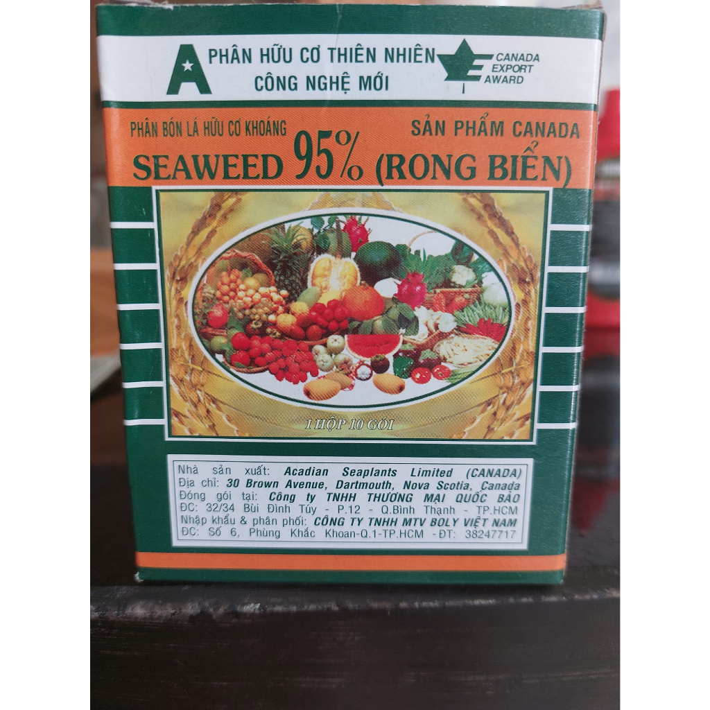 Phân hữu cơ thiên nhiên Seaweed Rong biển 95% EV26 VietAu