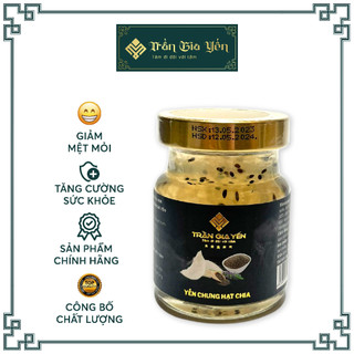 Yến chưng sẵn hạt chia, thơm ngon, đạt tiêu chuẩn iso , atvstp.