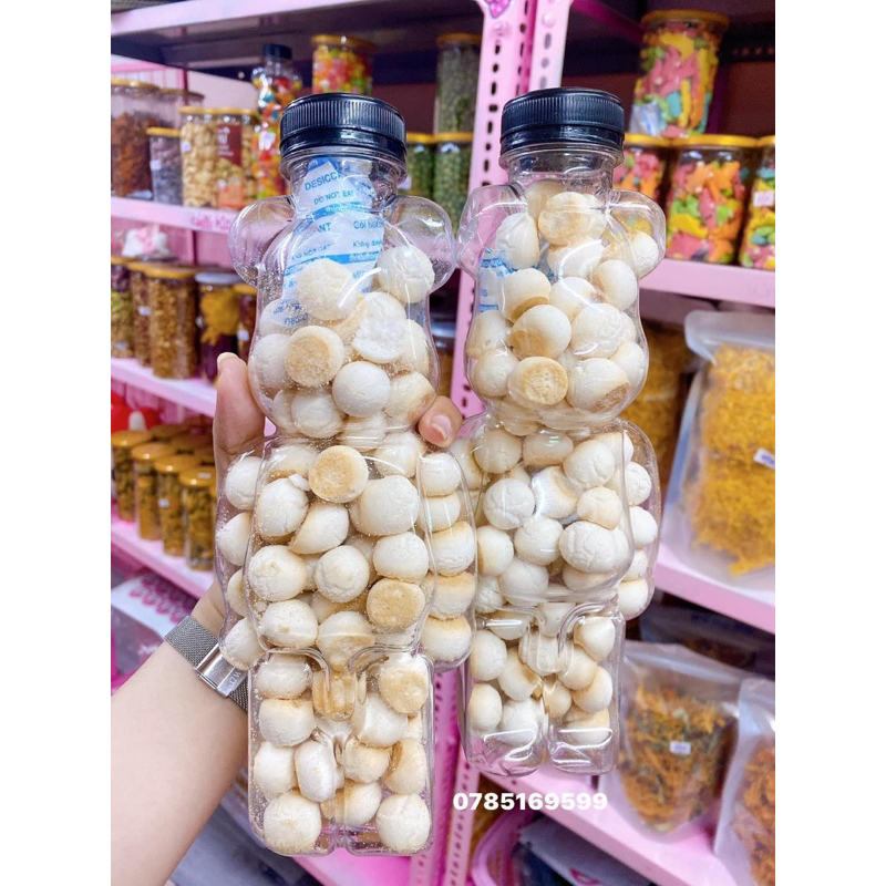 Bánh Men Bi Sữa Chai Gấu Bearbrick Cute