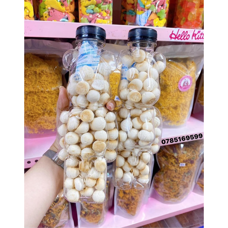 Bánh Men Bi Sữa Chai Gấu Bearbrick Cute