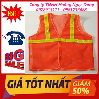 Áo lưới phản quang bảo hộ lao động màu cam