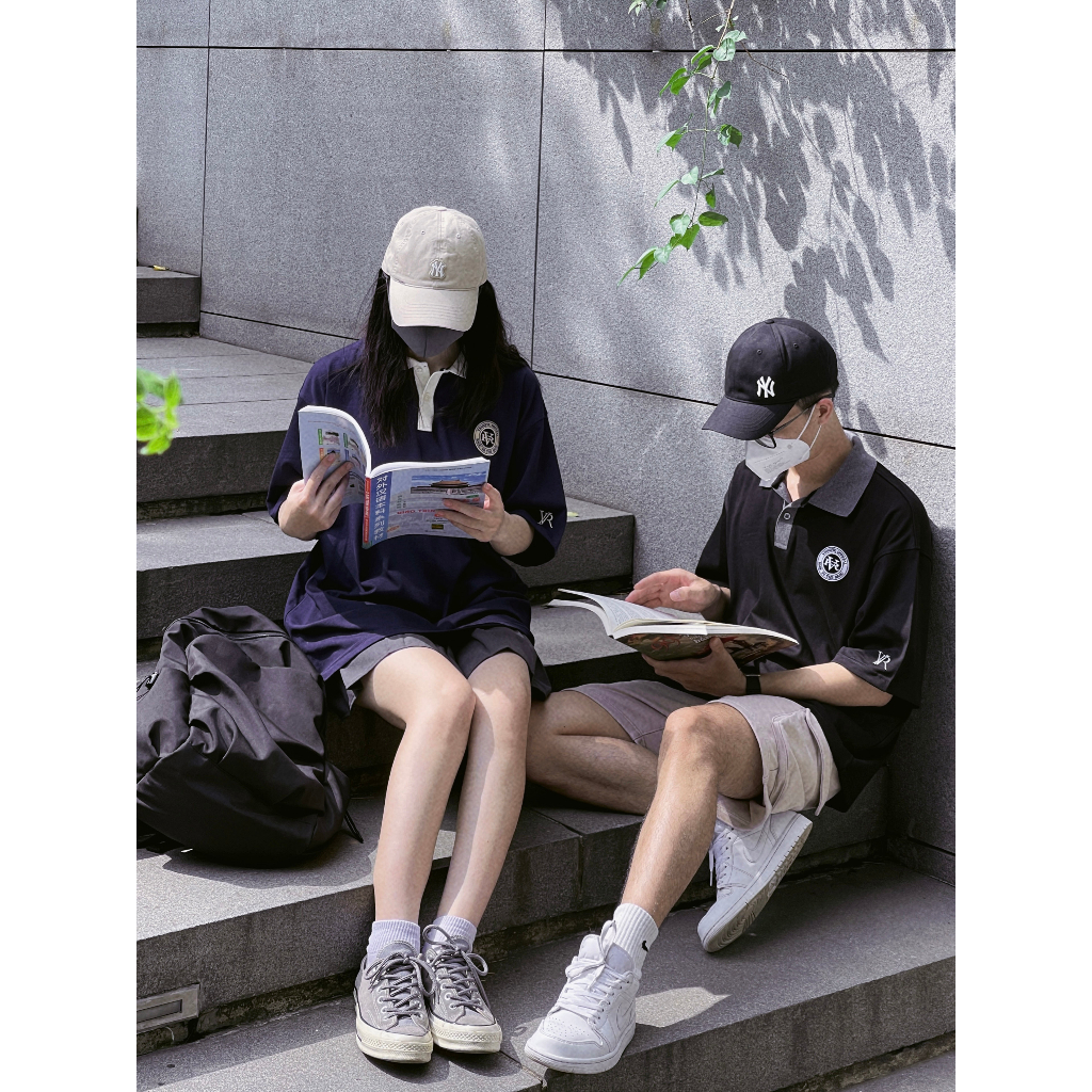 Áo Polo Unisex Vegsivir - Simpled Logo/Đen.