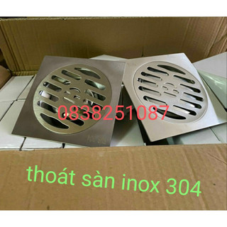 Thoát sàn inox 304 15x15 loại dày