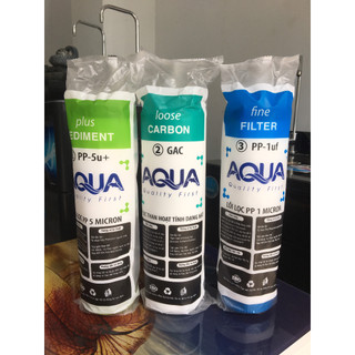 Lõi lọc nước aqua chính hãng - bộ lõi lọc thô 1 2 3