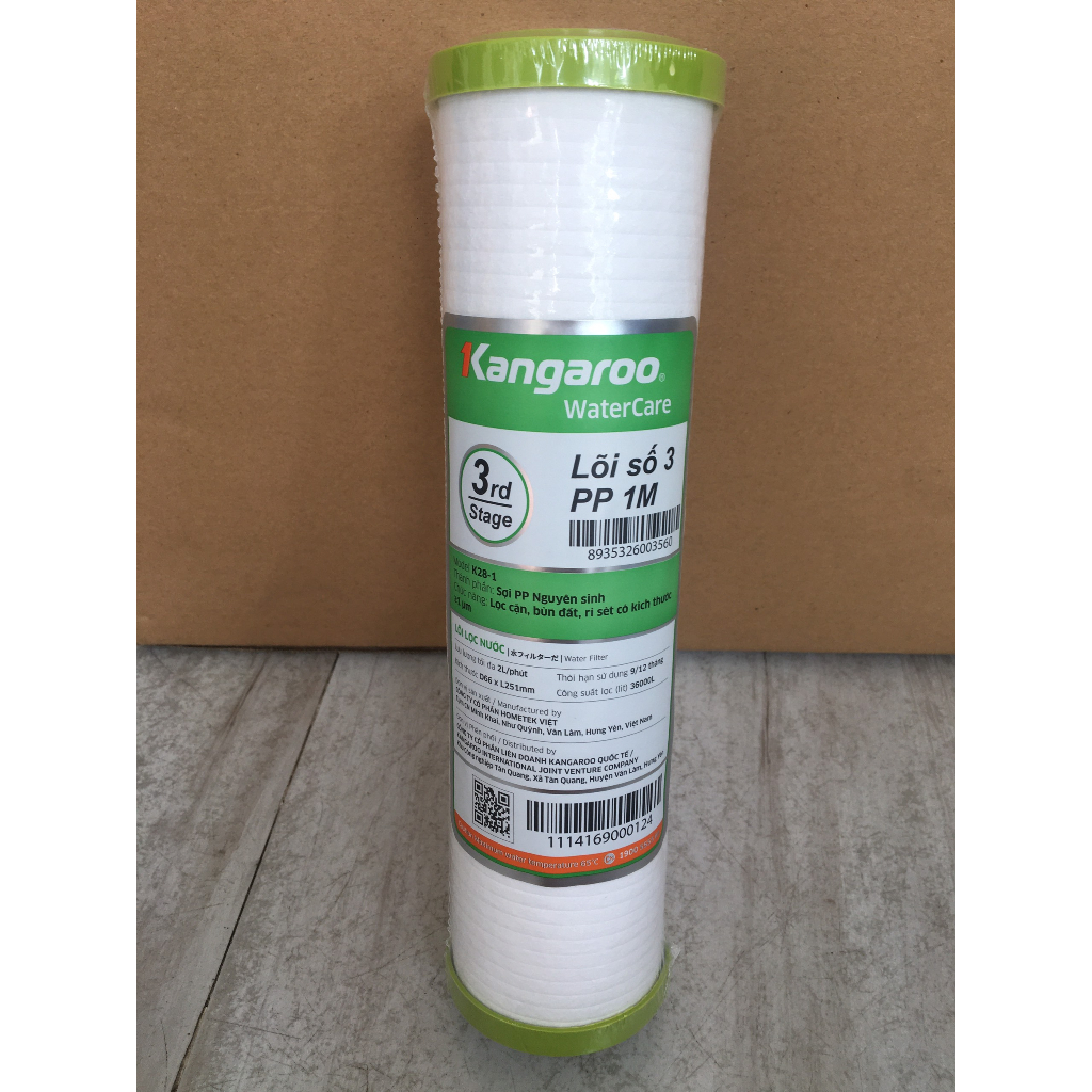Bộ lõi lọc 123 Kangaroo Chính Hãng