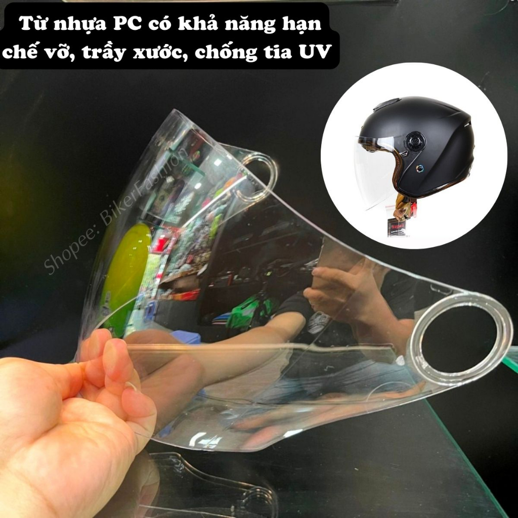 Kính Napoli N125, kính thay thế nón bảo hiểm Napoli N125 CHÍNH HÃNG