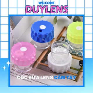 Cốc rửa lens xoay tay êm trơn - Máy rửa kính áp tròng Duy Lens loại tốt