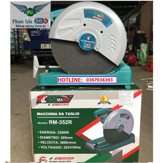 Máy cắt sắt romano 352r chính hãng, máy cắt sắt 100% dây dồng