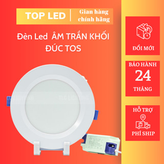 Đèn led âm trần khối đúc TOS TLC, đèn âm trần cao cấp, đèn led downlight siêu sáng, đèn trần thạch cao, đèn led trần