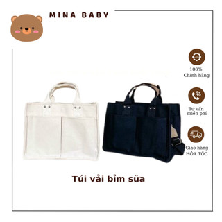 Túi Vải Bỉm Sữa Đa Năng Phong Cách Hàn Quốc Cao Cấp loại 1 Cho Mẹ và Bé