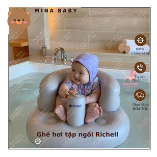 Ghế hơi tập ngồi richell chính hãng