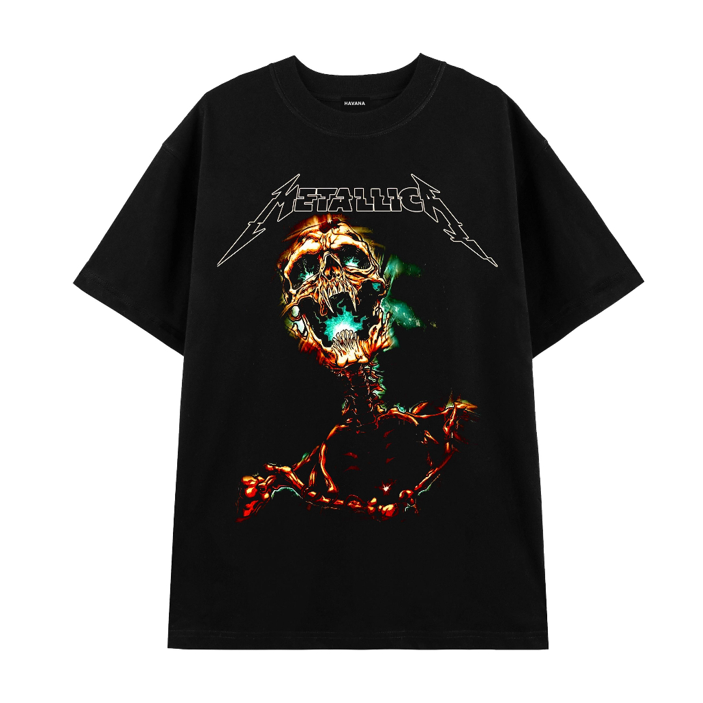 Áo Thun Rock Band Tee , Áo Metallica HAVANA Vải Cotton Cao Cấp Thoáng Mát Mã 009