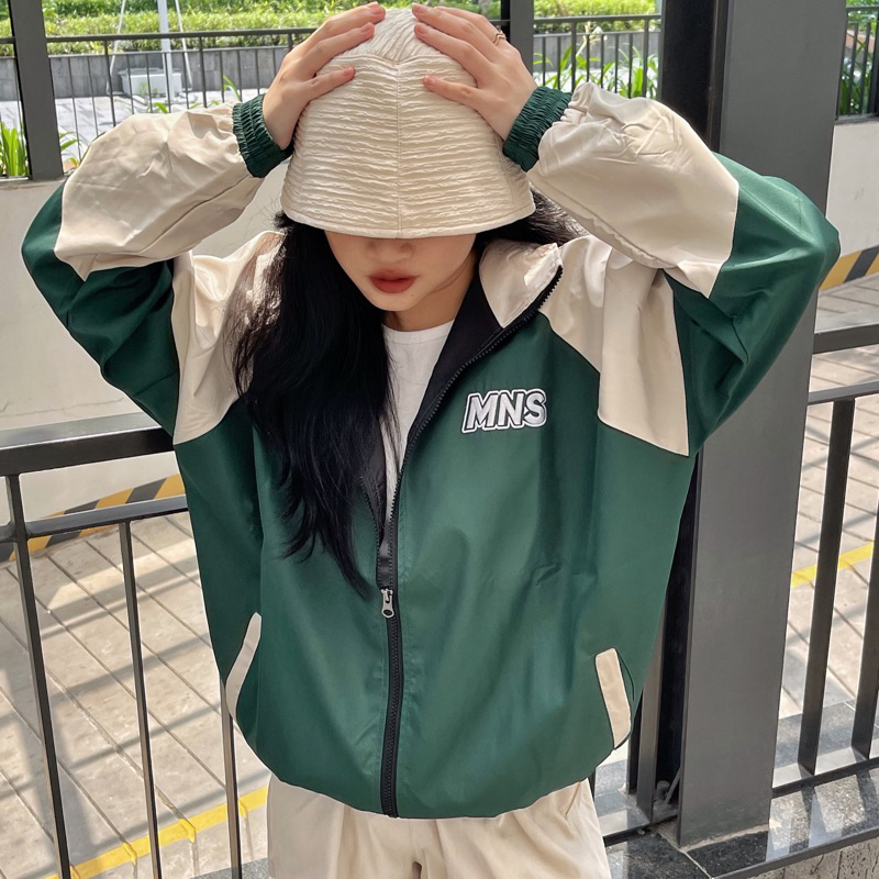 Áo Khoác Gió MNS Jacket, Áo Khoác Dù Nam Nữ 2 Lớp Hình Thêu | BigBuy360 - bigbuy360.vn